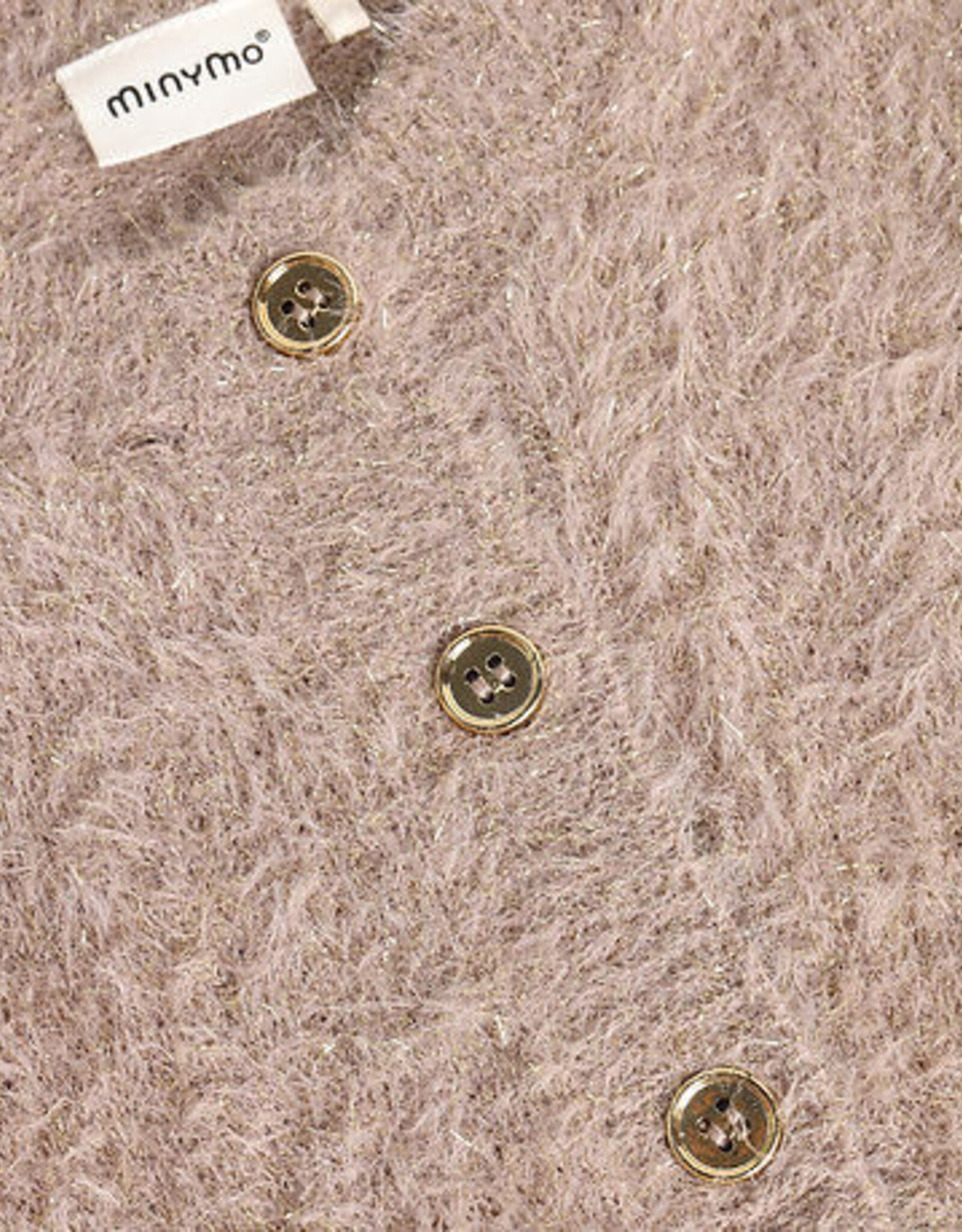 MinyMo FA26 G Glitter Knit Cardigan