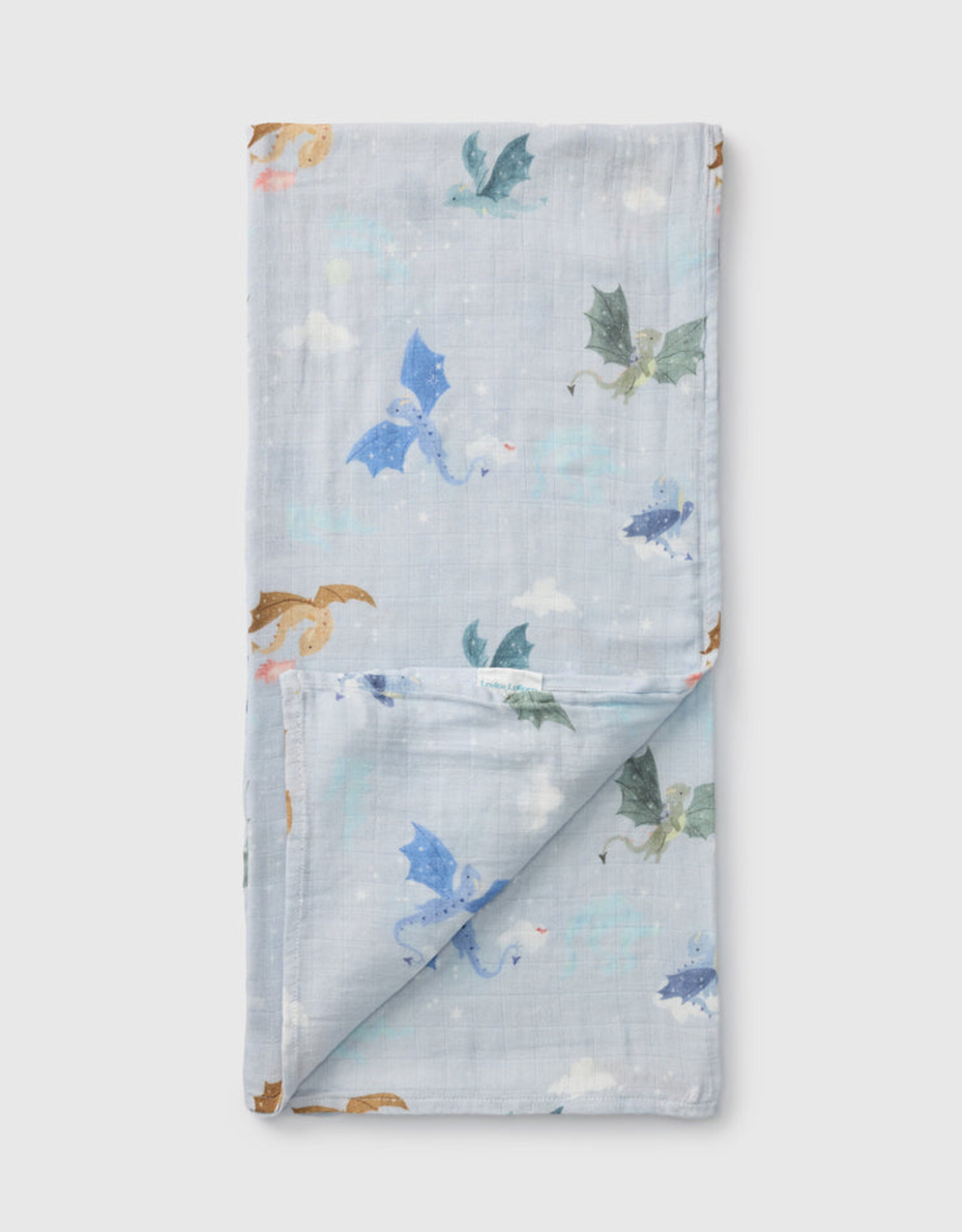 LouLou Lollipop Single Swaddle - Magical Dragons