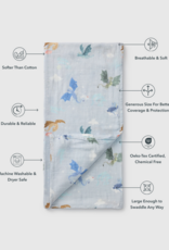 LouLou Lollipop Single Swaddle - Magical Dragons