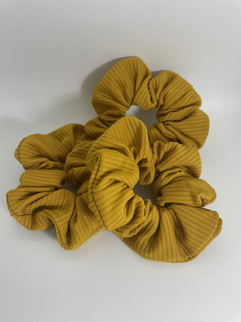 L J LJ CORDUROY SCRUNCHIE