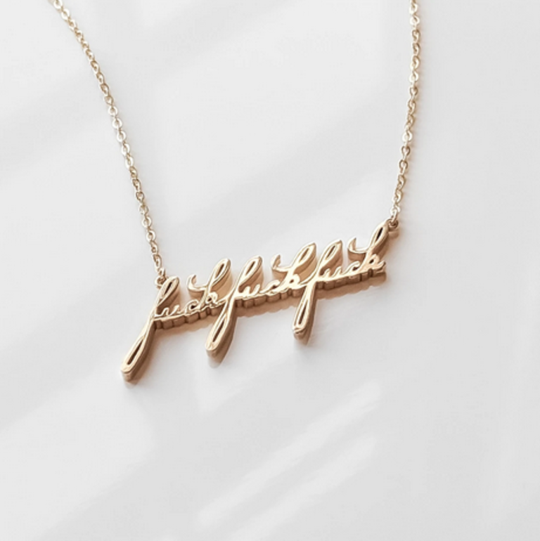 THATCH FUCK FUCK FUCK NECKLACE