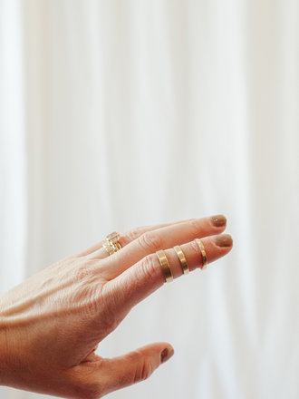 OXBOW OXBOW CIGAR BANDS 10KT GOLD