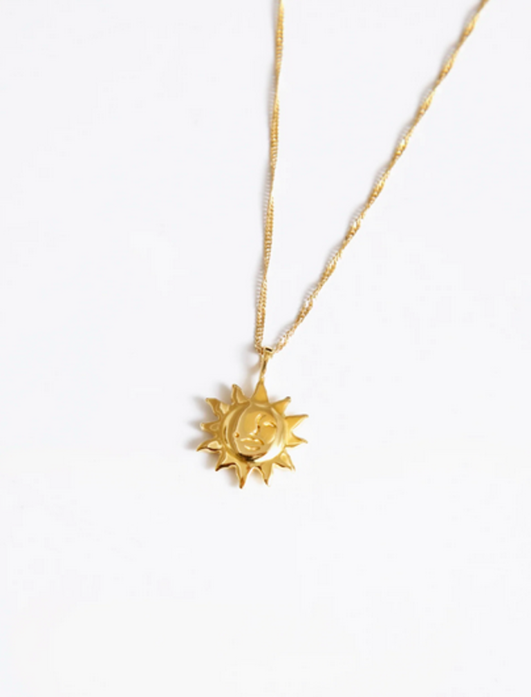 WOLF CIRCUS SUN CHARM NECKLACE