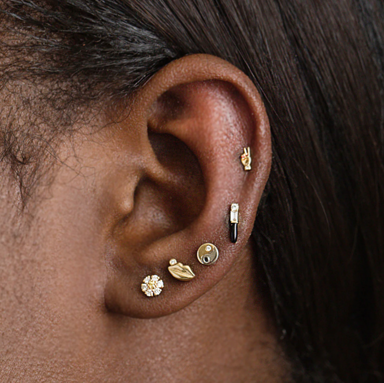 PORTER LYONS YIN YANG FLAT BACK STUD