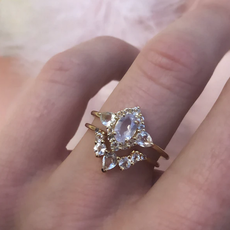 LA KAISER LILAC DELILAH RING