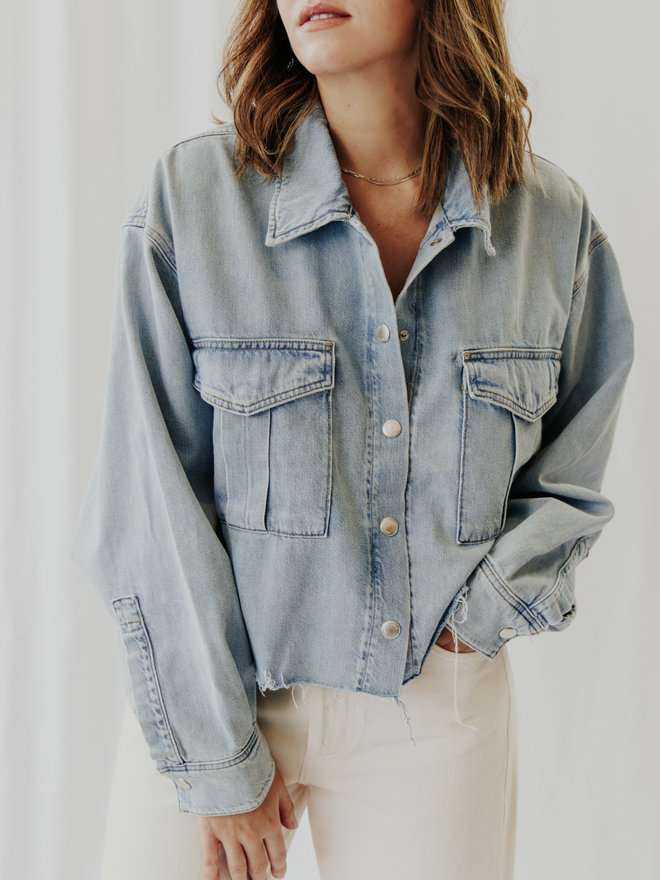 AGOLDE NYX Denim Shirt Jacket