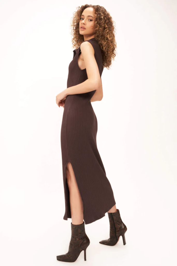 PROJECT SOCIAL T SMOOTH OPERATOR SWEATER RIB DRESS