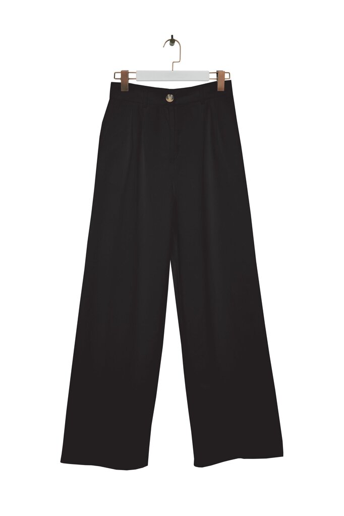 WITH BLACK ANTONIA WIDE PLEATED PANTS