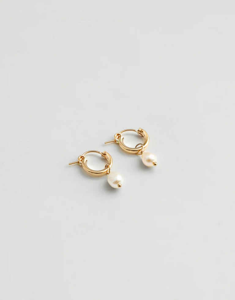 WOLF CIRCUS SMALL PEARL HOOPS