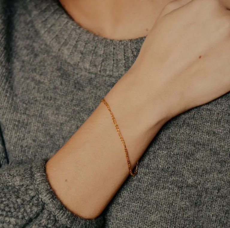 OFINA JEWELRY FIGARO CHAIN LINK BRACELET