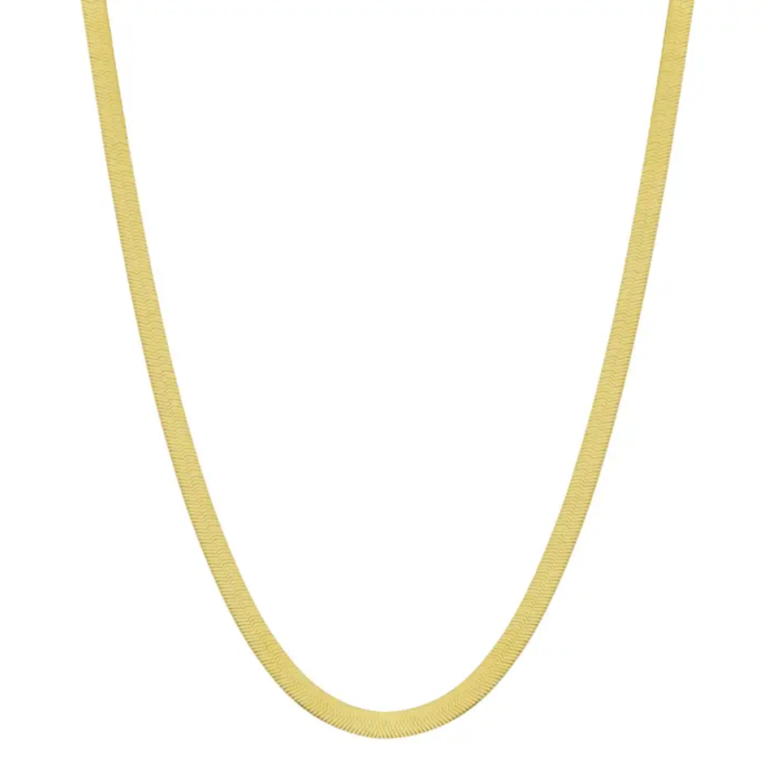 OFINA JEWELRY HERRINGBONE NECKLACE 3MM