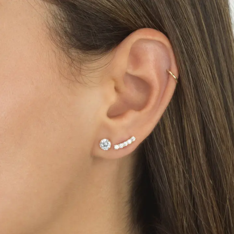 ADINA EDEN 14K SOLITAIRE STUDS