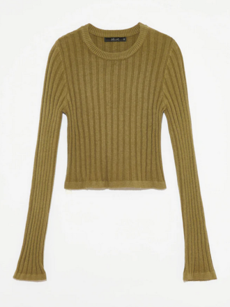 DELUC BUDDLEIA CROP SWEATER
