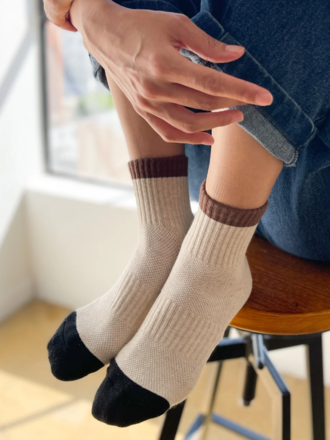 LE BON SHOPPE COLORBLOCK GIRLFRIEND SOCK