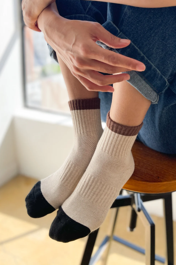 LE BON SHOPPE COLORBLOCK GIRLFRIEND SOCK