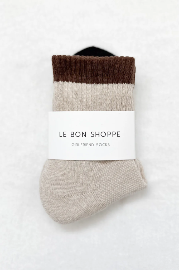 LE BON SHOPPE COLORBLOCK GIRLFRIEND SOCKS