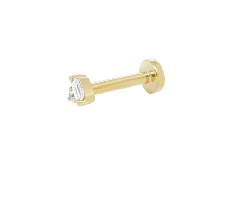PORTER LYONS TRILLION DUO DIAMOND FLAT BACK STUD
