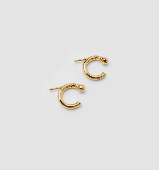 Claire's Mixed Metal Sterling Silver 22G Hoop Earrings
