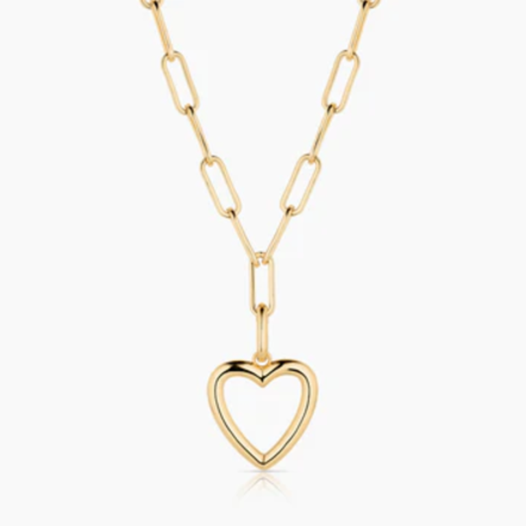 THATCH OPEN HEART LINK NECKLACE