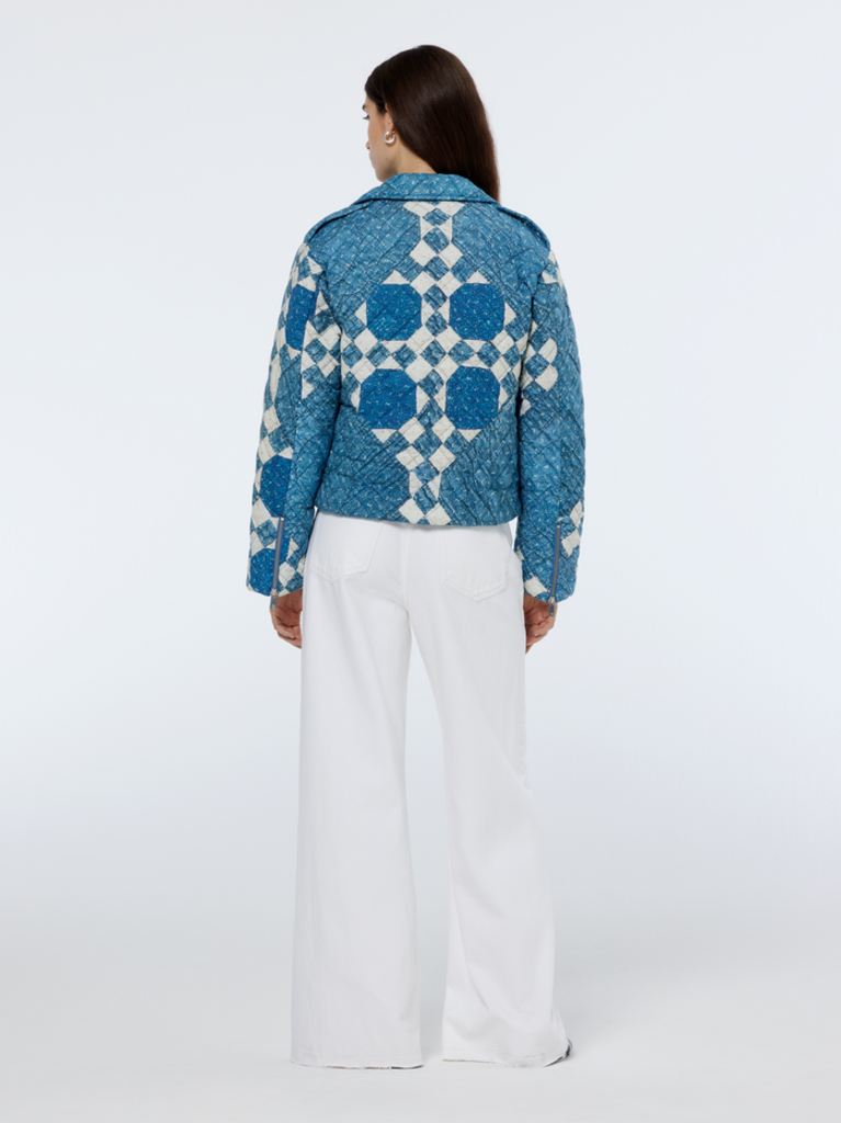 SCOTCH & SODA HEIRLOOM QUILTED BIKER JACKET