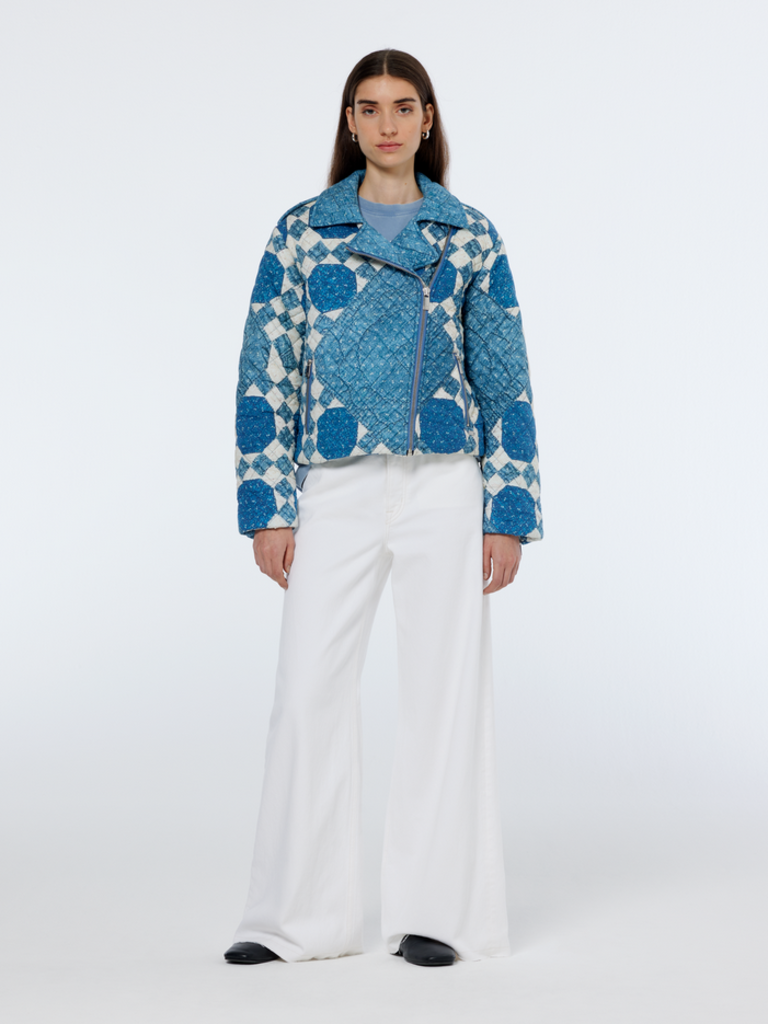SCOTCH & SODA HEIRLOOM QUILTED BIKER JACKET