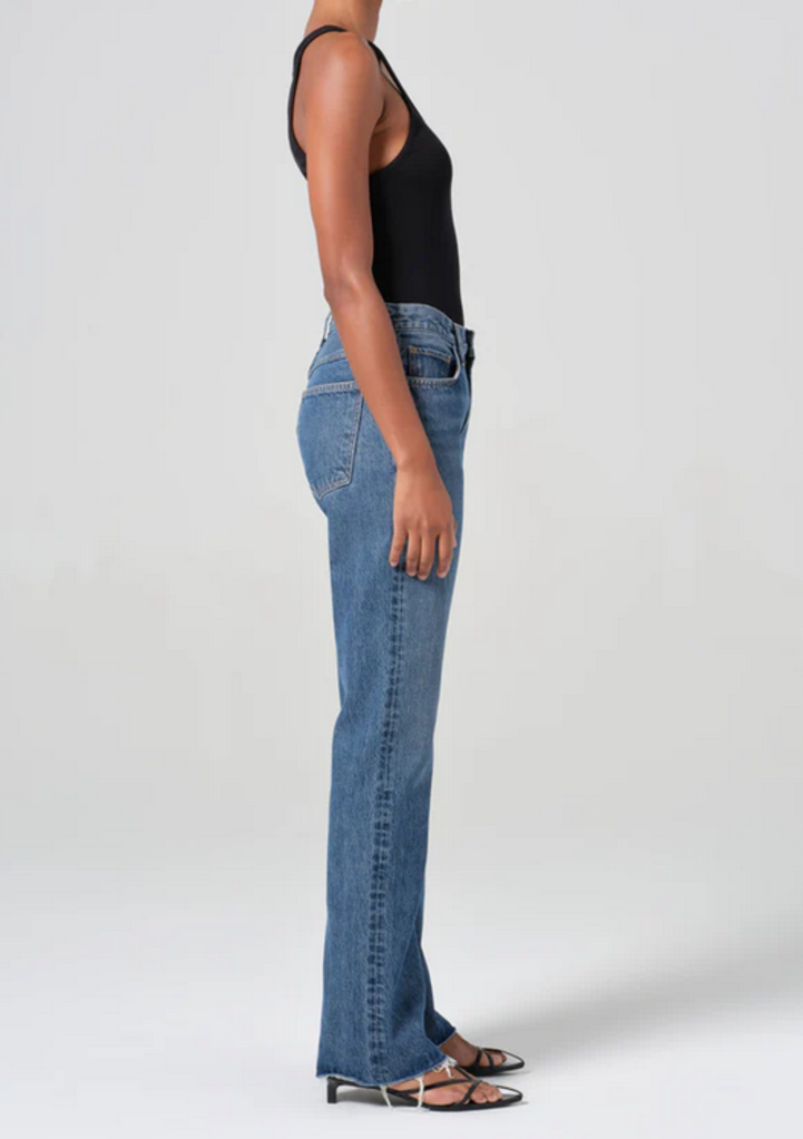 デニム・ジーパン AGOLDE FW25 Denim Leena jeans (A2181535 PCBO) Leena Jean in Placebo – AGOLDE