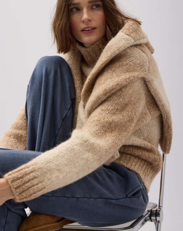 RICHERPOORER RECYCLED FLEECE WIDE LEG PANT