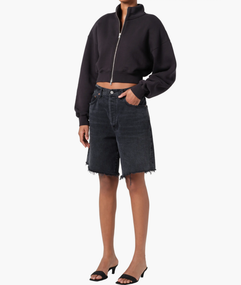 AGOLDE ASTA ZIP SWEATSHIRT