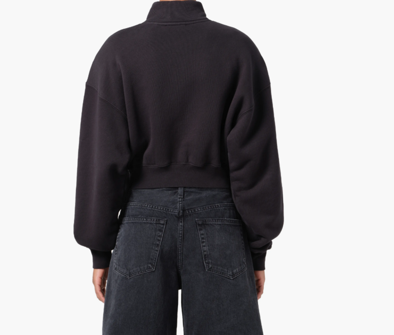AGOLDE ASTA ZIP SWEATSHIRT
