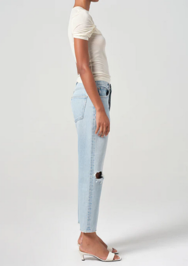 AGOLDE 90'S CROP MID RISE STRAIGHT