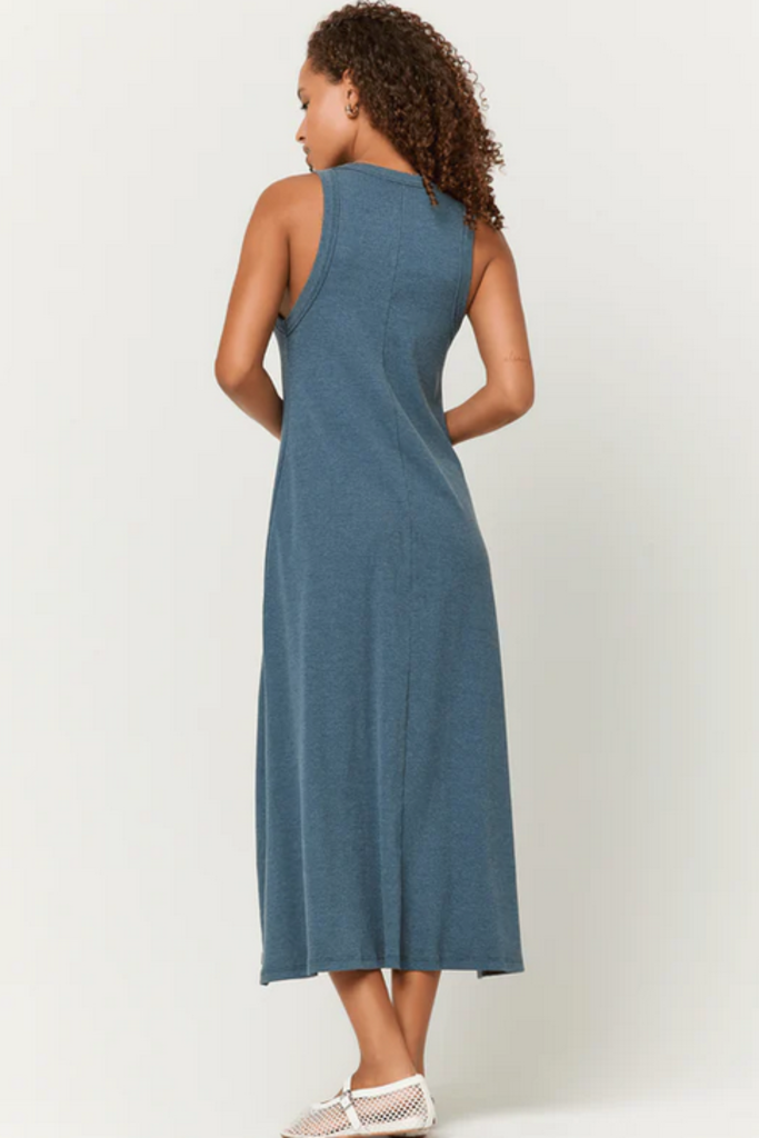 PROJECT SOCIAL T YUMA SCOOP NECK RIB TANK DRESS