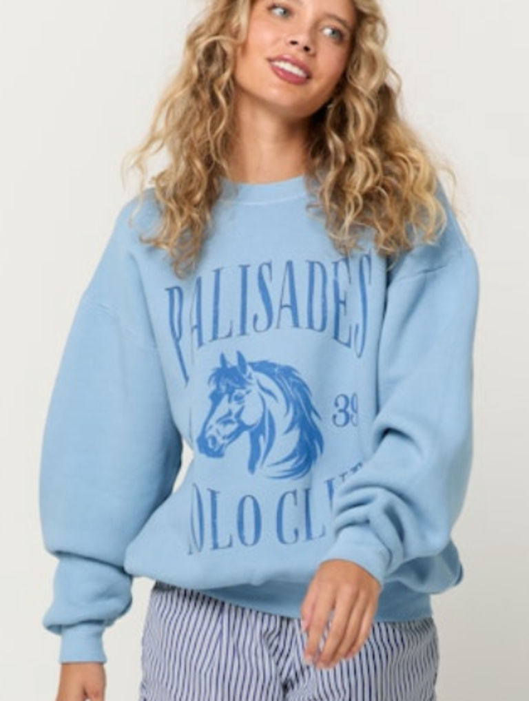 PROJECT SOCIAL T PALISADES POLO CLUB SWEATSHIRT