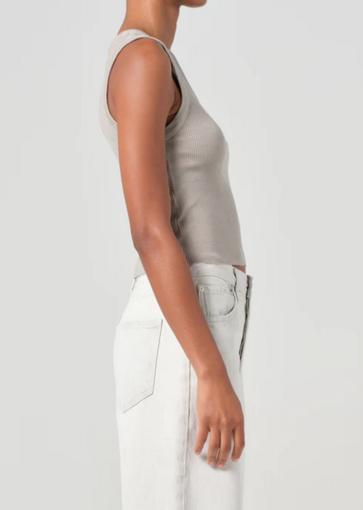 AGOLDE SHRUNKEN POPPY TANK