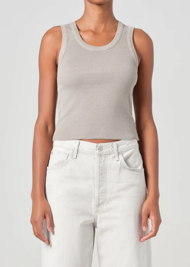 AGOLDE SHRUNKEN POPPY TANK