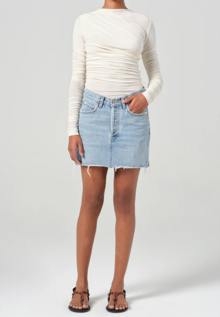 AGOLDE V-WAIST MINI