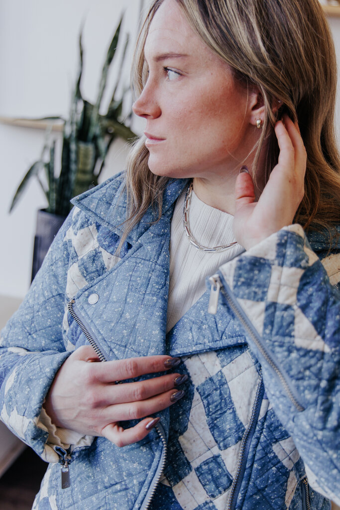 SCOTCH & SODA HEIRLOOM QUILTED BIKER JACKET