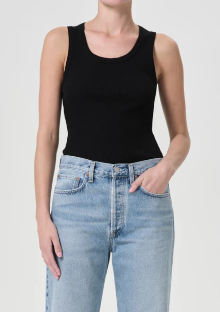 AGOLDE SHRUNKEN POPPY TANK