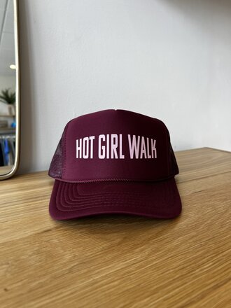 RAW AND REBELLIOUS HOT GIRL WALK TRUCKER HAT
