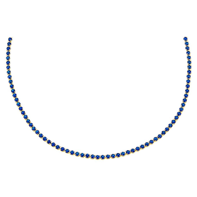 ADINA EDEN COLORED CZ ALL AROUND TENNIS CHOKER