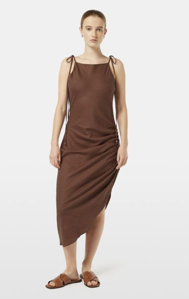 SCOTCH & SODA OLIVIA LINEN MINI DRESS