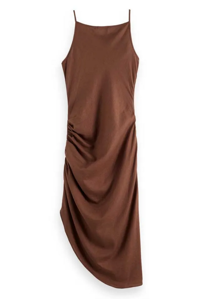 SCOTCH & SODA OLIVIA LINEN MINI DRESS