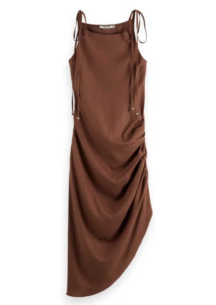 SCOTCH & SODA OLIVIA LINEN MINI DRESS