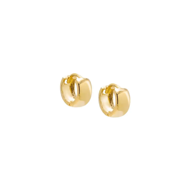 ADINA EDEN 14KT ITTY BITTY SOLID HUGGIES