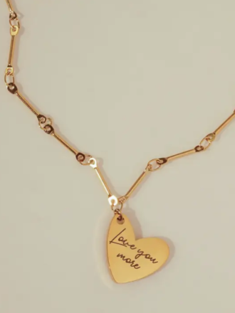 KOZAKH LOVEY DOVEY BAR NECKLACE