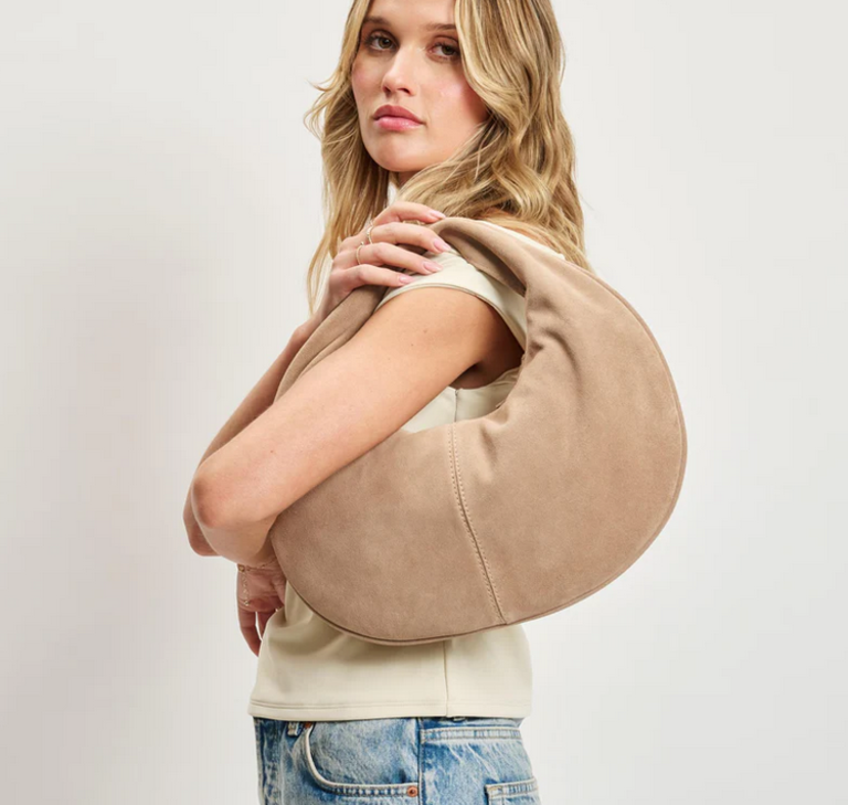 MODA LUXE FARRAH SUEDE BAG