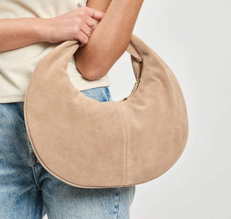 MODA LUXE FARRAH SUEDE BAG