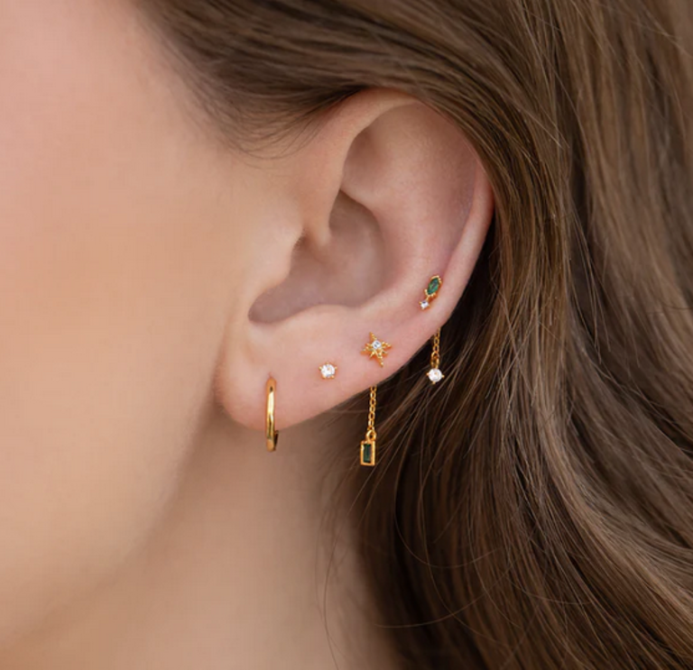 GIRLS CREW EMERALD DREAMSCAPE EARRING SET