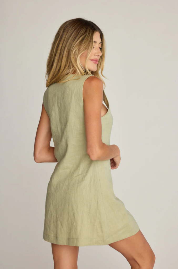 SUNDAY RITUAL DAHLIA LINEN DRESS