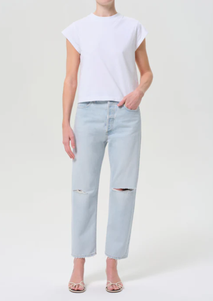 AGOLDE 90'S CROP MID RISE STRAIGHT