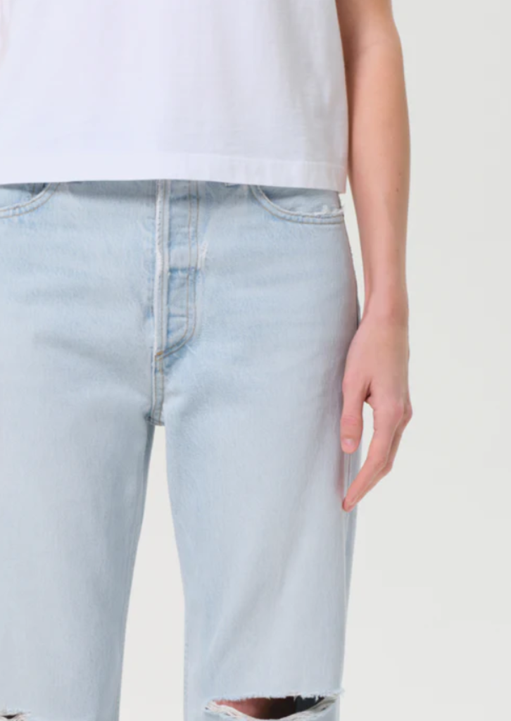 AGOLDE 90'S CROP MID RISE STRAIGHT